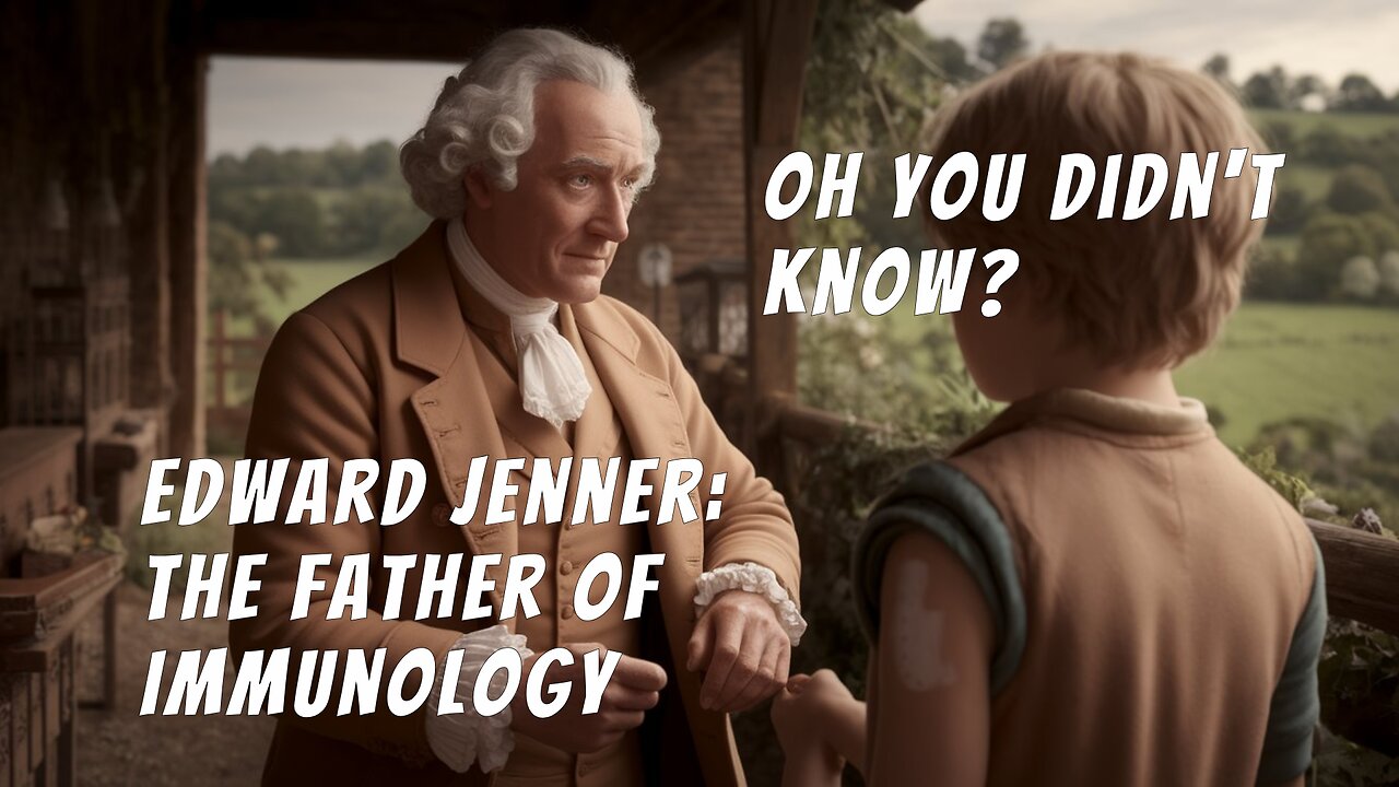 Oh You Didn't Know?: Edward Jenner: The Father of Immunology