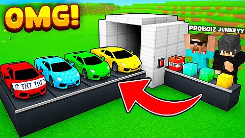 I OPENED A SUPER CAR FACTORY IN MINECRAFT