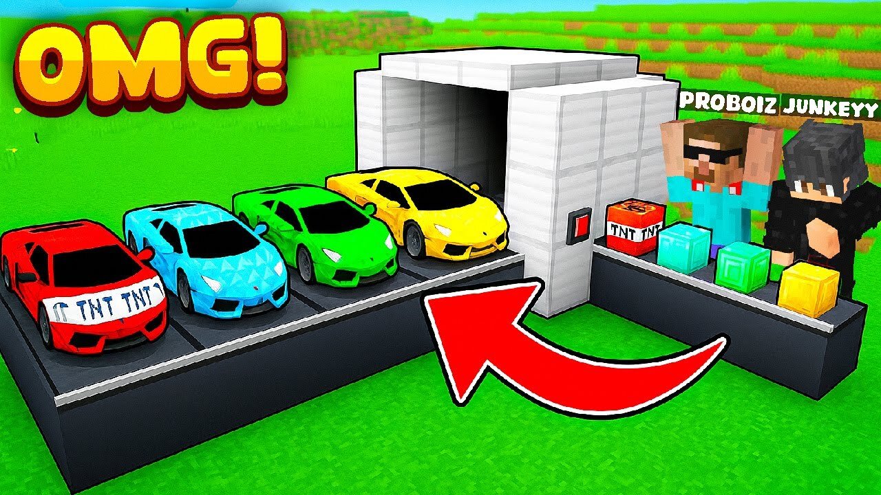 I OPENED A SUPER CAR FACTORY IN MINECRAFT