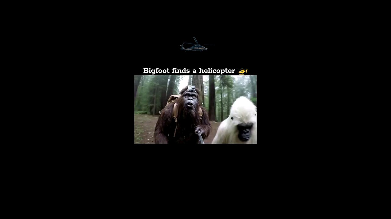 Bigfoot finds helicopter