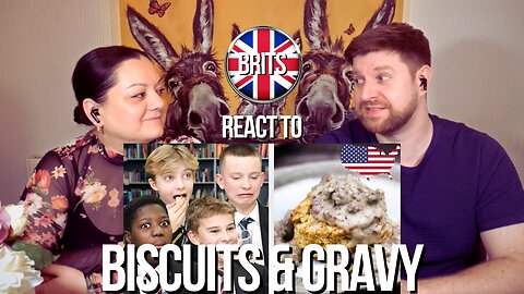 British Highschoolers Try Biscuits & Gravy | REACTION