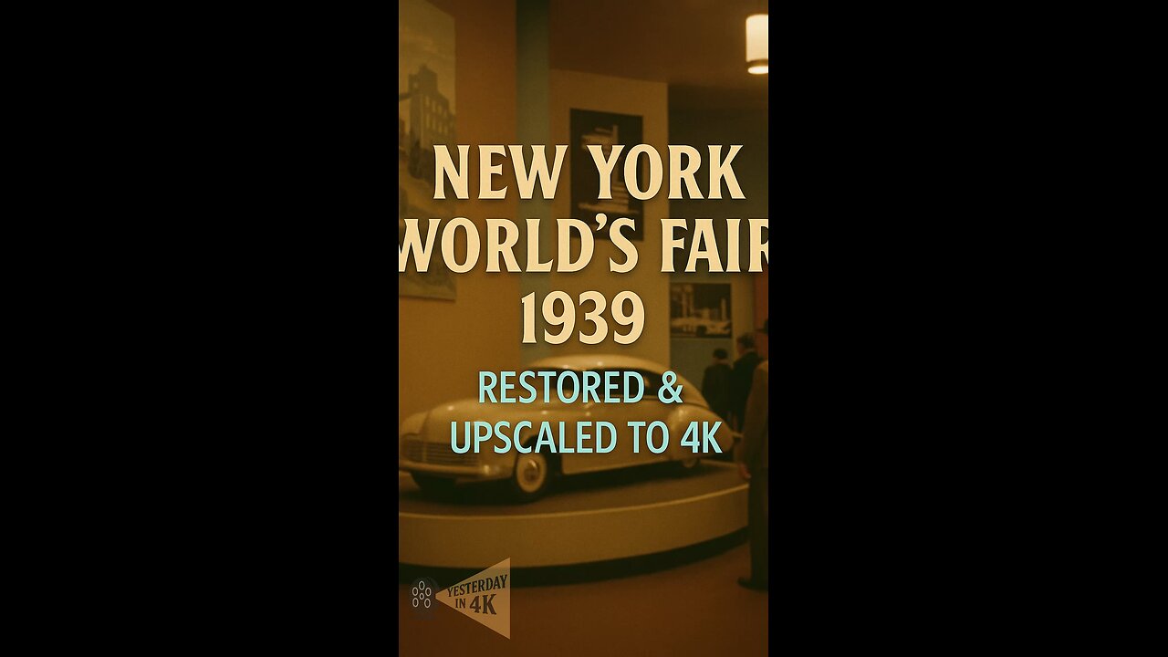 1939 NY World’s Fair Restored: See the Dreams of the Future in 4K! 🌠🗽