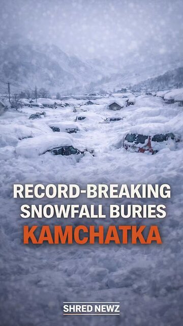 🚨 RECORD-BREAKING SNOWFALL BURIES KAMCHATKA