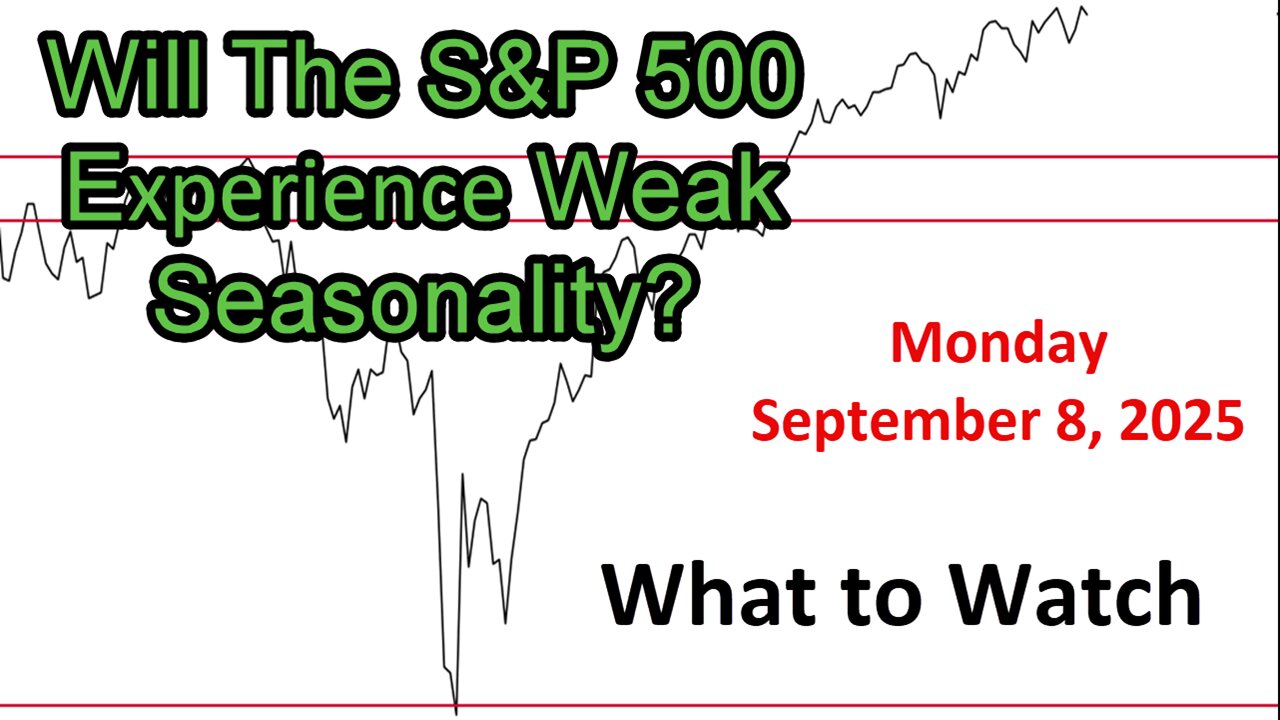 What to Watch for Monday September 8, 2025