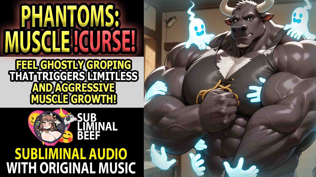 👻PHANTOMS: MUSCLE !CURSE!👻 Ghostly Groping Triggers Limitless Muscle Expansion & Growth Subliminal