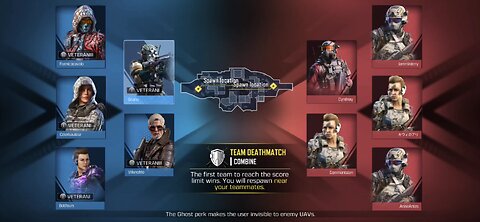 a casual team death match!(codm)