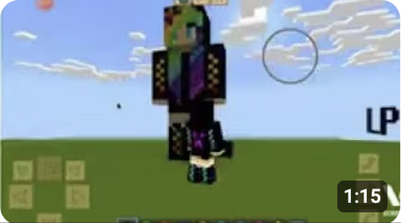 How to build a creeper girl skin