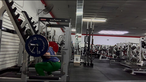 BACK SQUATS 160KG/352LBs for 3 Reps