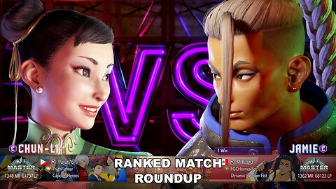 Kuya Kalbo SF6 Ranked Match Roundup. Chun Li Master Rank [Hori Fight Stick]