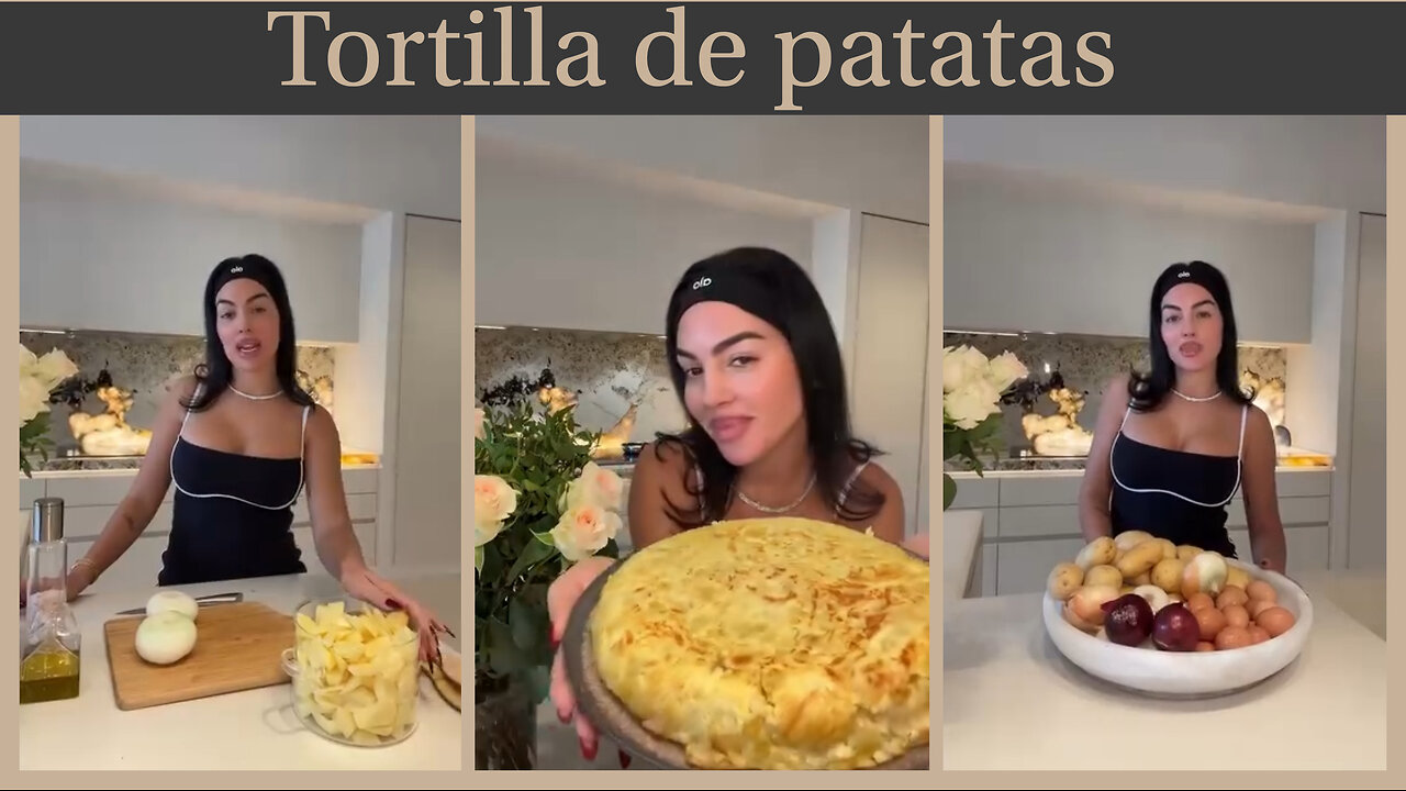 Georgina Rodríguez’s SECRET Spanish Omelette Recipe – Easy & Delicious!