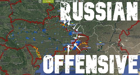 Ukrainian retreat in Sumy, Kharkov, LPR, DPR, Zaporizhia regions (from my today's livestream)