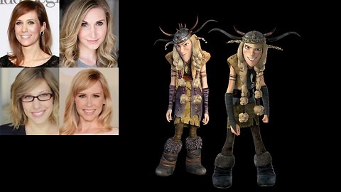 Animated Voice Comparison- Ruffnut (How to Train Your Dragon)