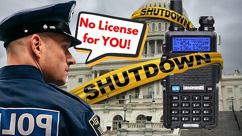 2500 Ham Radio License Applications PILE UP During Shutdown