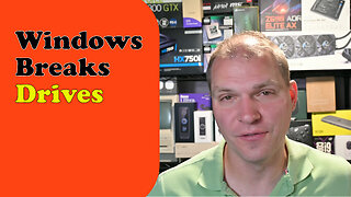 Tony Tech Topics - Windows Breaks Drives
