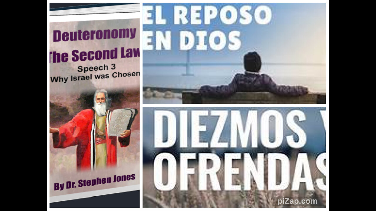 Dt 2ª Ley-DISCUR 3-P q elegida Israel,16/17:ENCONTRANDO REPOSO EN Él/DIEZMOS Y OFRENDAS,StephenJones