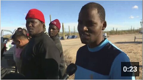"Immigrant Illegally Crosses Arizona Border from Guinea, Africa"