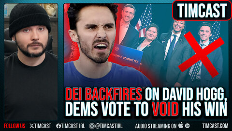 Democrats Vote To VOID David Hogg DNC Win Over DEI COMPLAINT, Women Say Election WAS UNFAIR