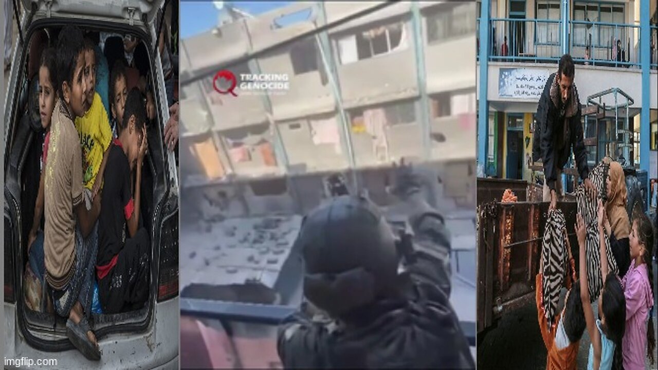 THE MOST MORAL ARMY IN THE WORLD GIGGLE ₪ AS THEY DROP GRENADES ON UNPROTECTED FAMILIES IN TENTS❗