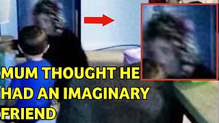 Mother Captures Creepy Figure Beside Her Son | Real Ghost?