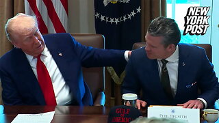 Trump makes fun of Hegseth during cabinet meeting: 'My least controversial person'