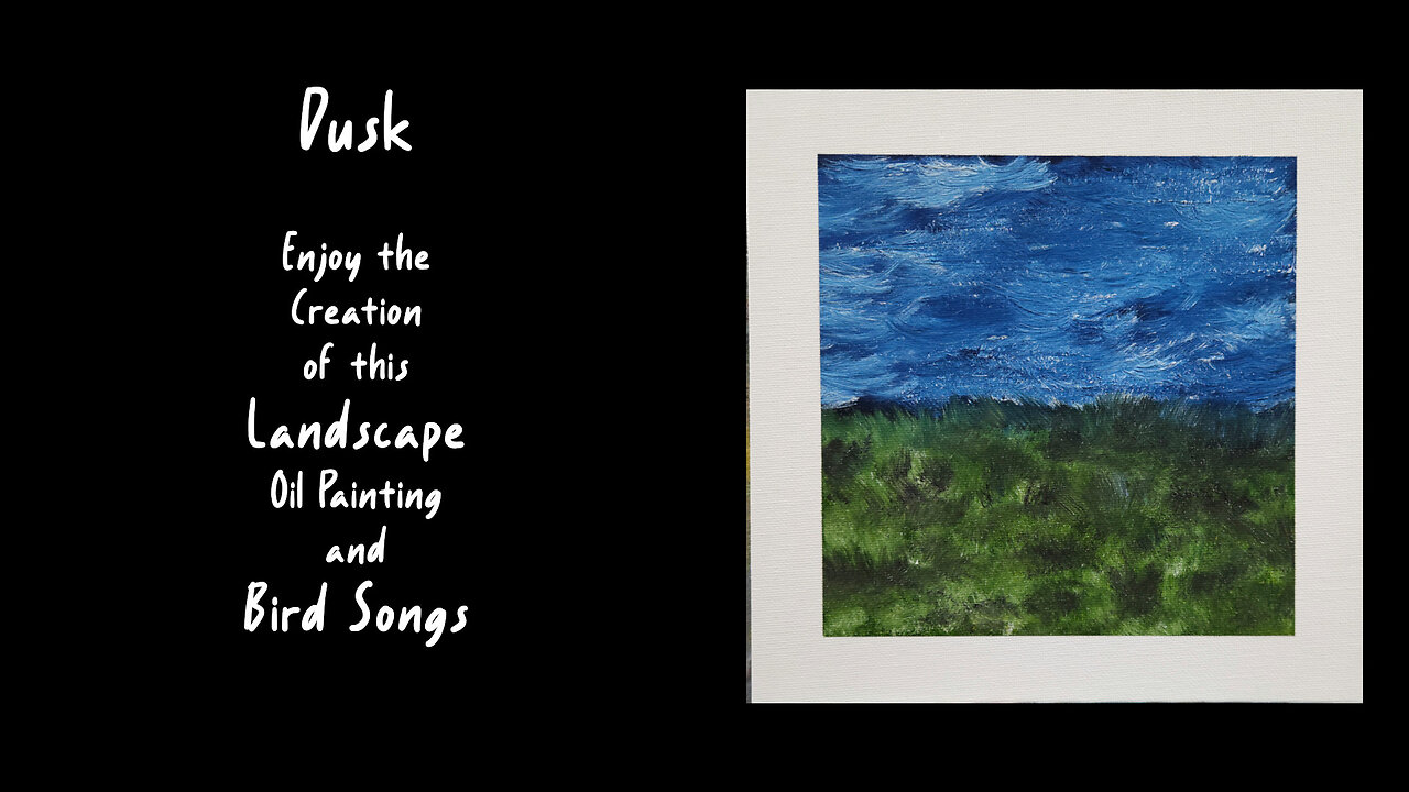 Watch This Serene Oil Painting Unfold with Birdsong