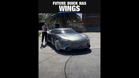 This is the Buick Wildcat... an autonomous EV that actually has wings