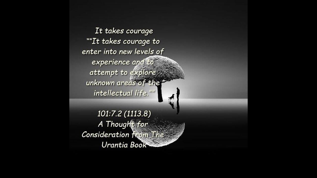 It takes courage