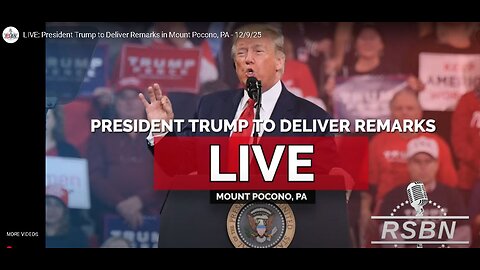 President Trump RALLY in Mount Pocono, PA - 12.9.2024 WATCH PARTY!!!