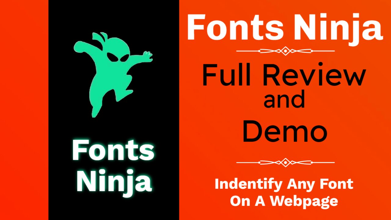 Font Ninja Full Review And Demonstration (Goggle Chrome Extension)