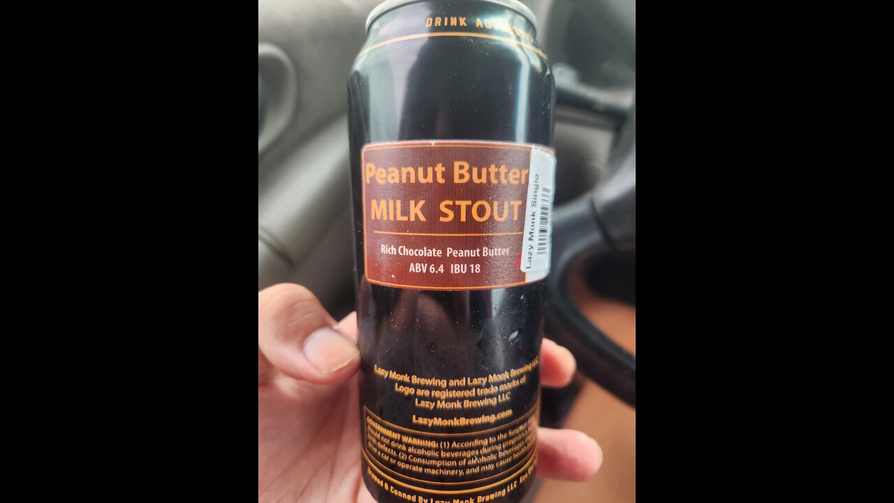 Lazy Monk Brewing Company Peanut Butter Milk Stout Beer Review