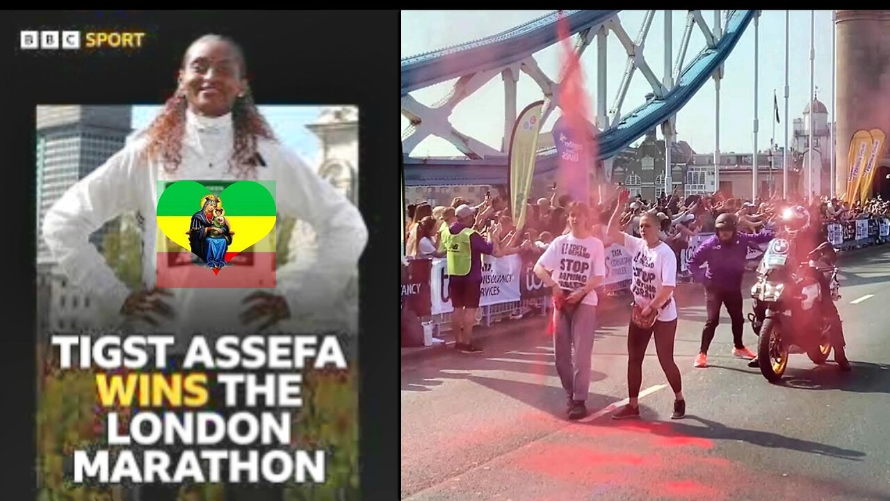 Ishmaelite & Edomite Losers Tried to Hinder Zion's Daughter From Winning The London Marathon