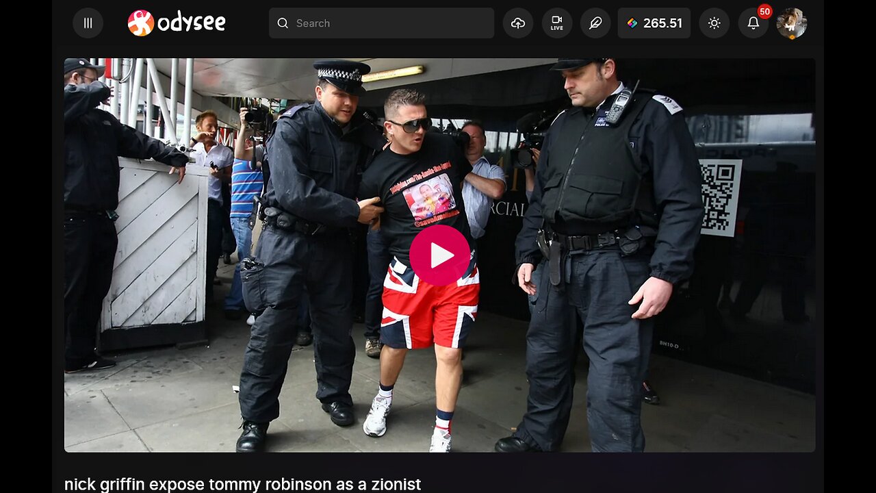 NICK GRIFFIN EXPOSES TOMMY ROBINSON AS ZIONIST