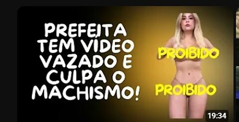 PREFEITA TEM VÍDEO DANÇANDO DE BÍQUINI VAZADO E CULPA O MACHISMO! ELAS NUNCA ADMITEM SEUS ERROS!