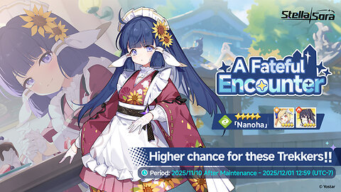 Stella Sora BannnerGameplay Nanoha a Fateful Encounter
