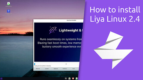 How to install Liya Linux 2.4 "Shravya"