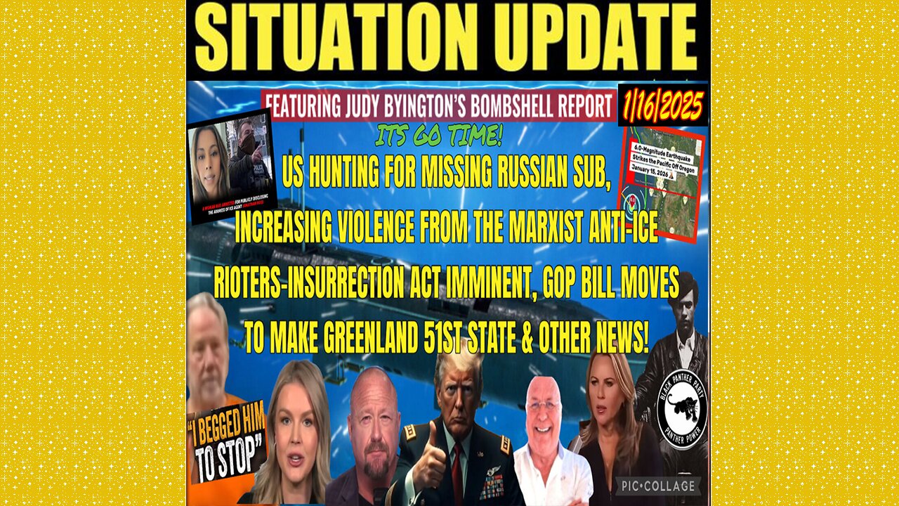 SG Anon. Juan O Savin ~ Situation Update 1/16/26 ~ Restored Republic > Judy Byington- Q+ White Hats