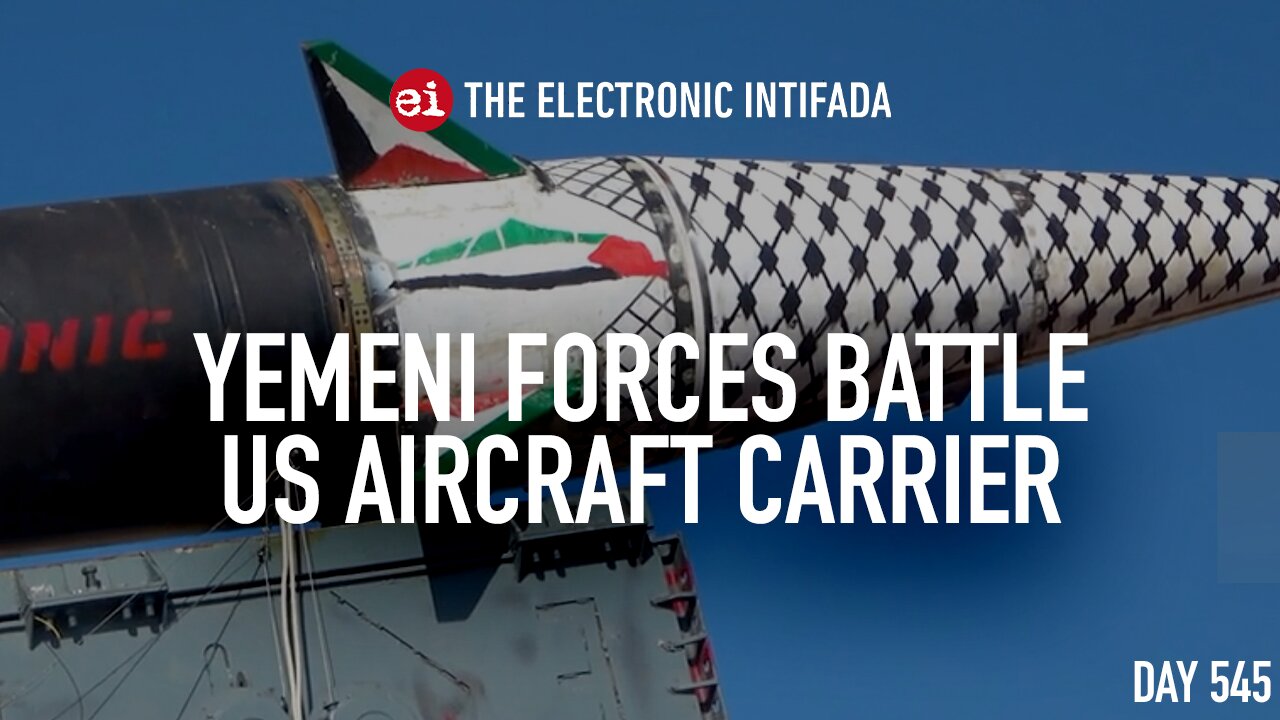 Yemeni forces battle US aircraft carrier, with Jon Elmer
