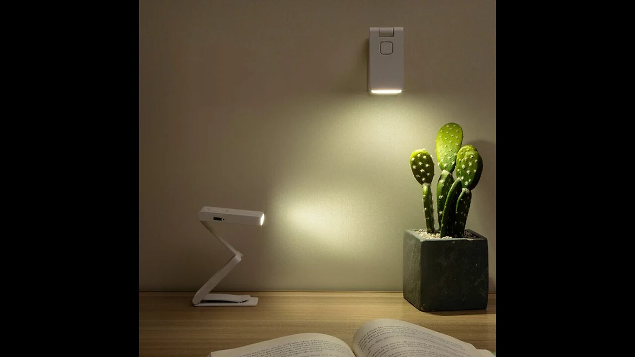 Mini Clip Light LED Rechargeable Eye-Caring Night Light