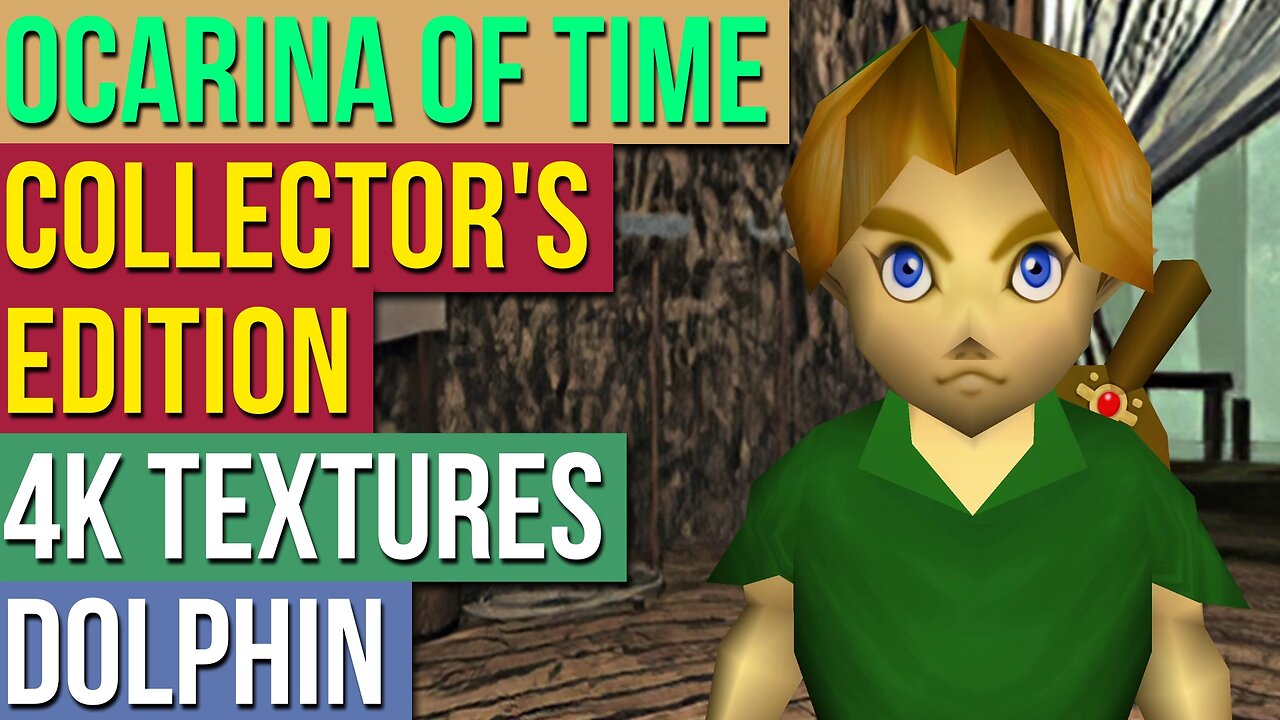 How to Install Ocarina of Time Collector's Edition Ultra 4K Textures in Dolphin (GameCube Emulator)
