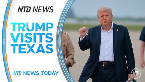 Trump Visits Texas Flood Sites; Rubio Says Meeting With China 'Very Constructive'