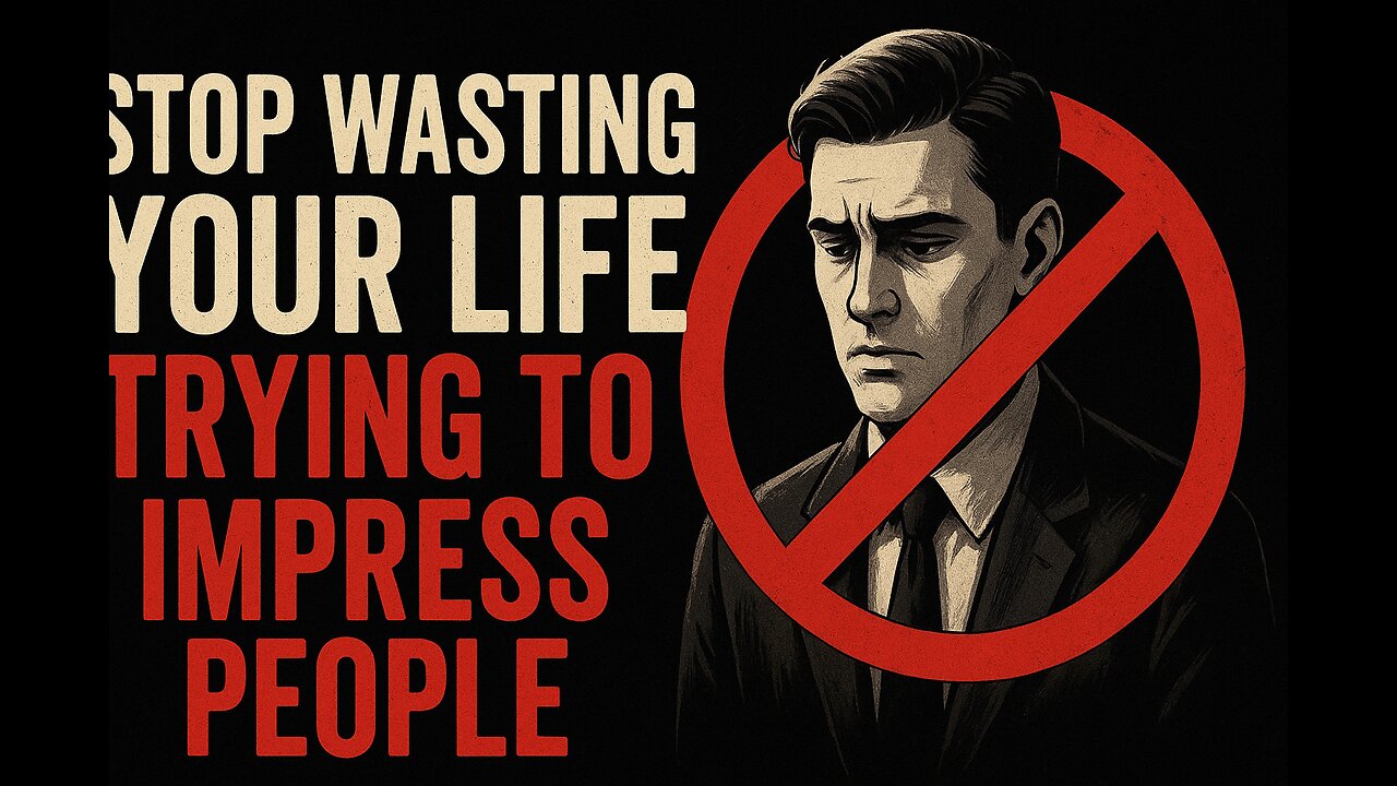 “Stop Wasting Your Life Trying to Impress People”