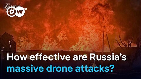 Russia launches another record drone attack on Ukraine | DW News