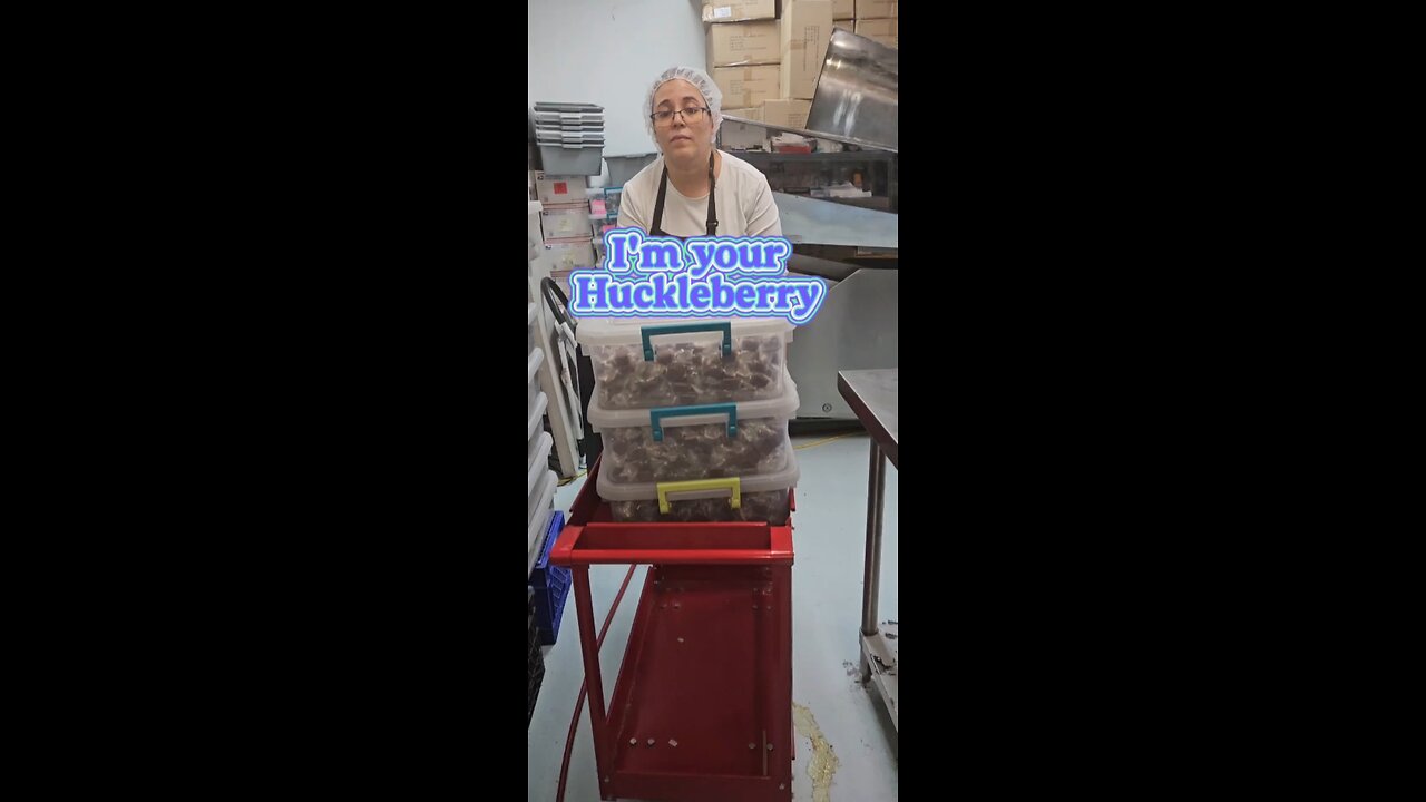Making Huckleberry Caramels