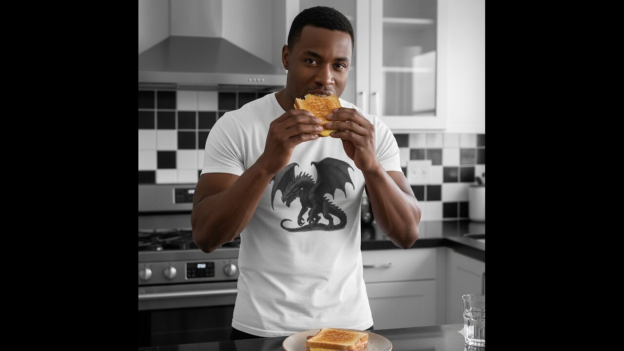 Realistic Black Dragon – Dark Fantasy Creature Artwork