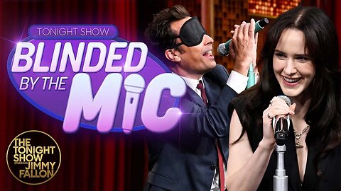 Rachel Brosnahan and Jimmy Fallon Sing Pink Pony Club and More in Blinded By the Mic | Tonight Show