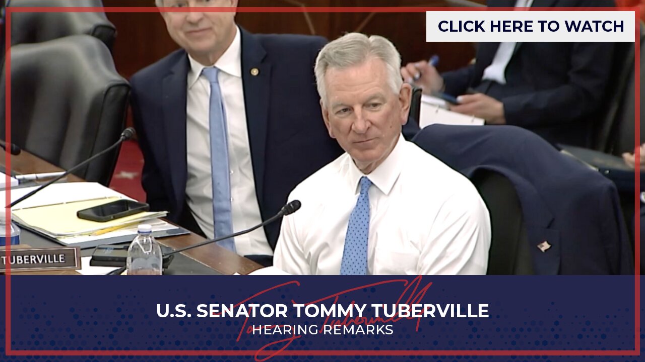 Senator Tuberville Questions USDA's Dr. Eve Stoody on Children Drinking Whole Milk