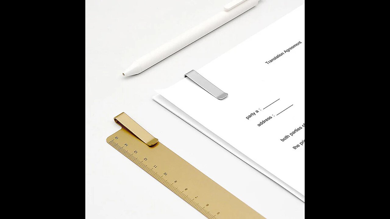 Creative Simple Bookmark Ruler