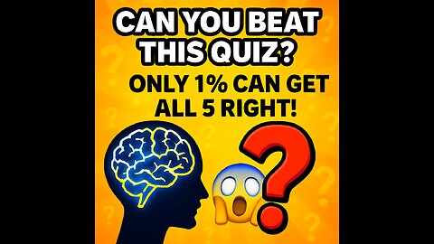 Can You Answer These 5 Mind-Blowing Quiz Questions? | EnglishQuizzTime