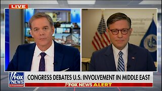 Speaker Johnson Says Thomas Massie Is On "Wrong Side" Of Iran Conflict