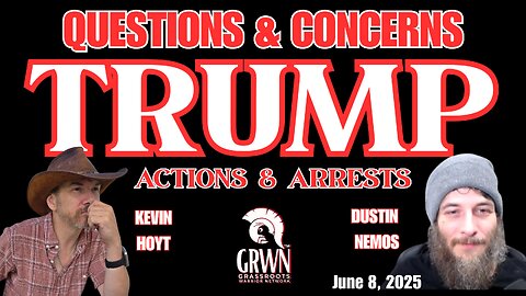 Serious concern TRUMP public arrests, checking both sides with Dustin Nemos